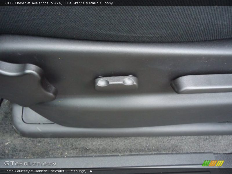 Blue Granite Metallic / Ebony 2012 Chevrolet Avalanche LS 4x4