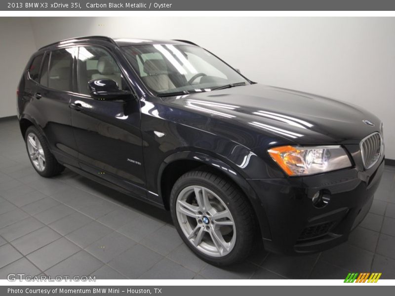 Carbon Black Metallic / Oyster 2013 BMW X3 xDrive 35i