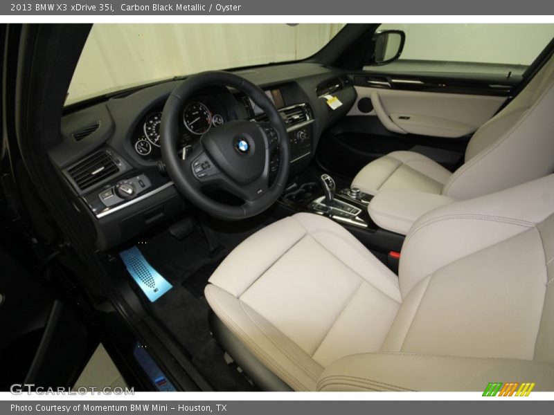 Carbon Black Metallic / Oyster 2013 BMW X3 xDrive 35i