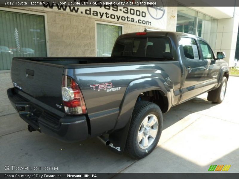 Magnetic Gray Mica / Sand Beige 2012 Toyota Tacoma V6 TRD Sport Double Cab 4x4
