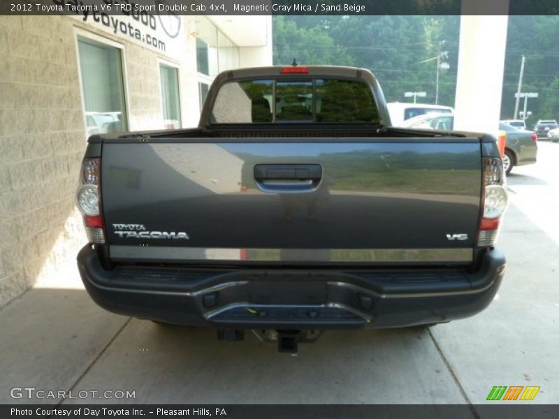 Magnetic Gray Mica / Sand Beige 2012 Toyota Tacoma V6 TRD Sport Double Cab 4x4