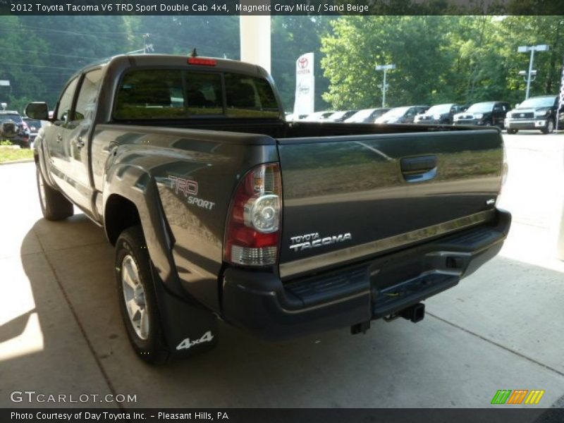 Magnetic Gray Mica / Sand Beige 2012 Toyota Tacoma V6 TRD Sport Double Cab 4x4