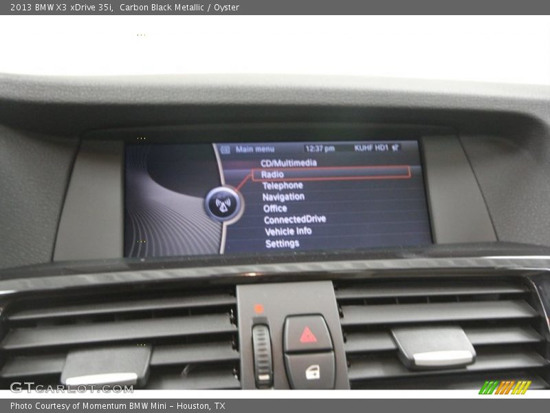 Carbon Black Metallic / Oyster 2013 BMW X3 xDrive 35i