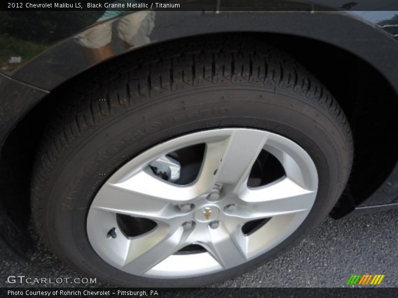 Black Granite Metallic / Titanium 2012 Chevrolet Malibu LS