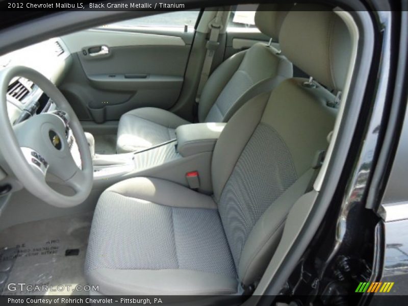Black Granite Metallic / Titanium 2012 Chevrolet Malibu LS