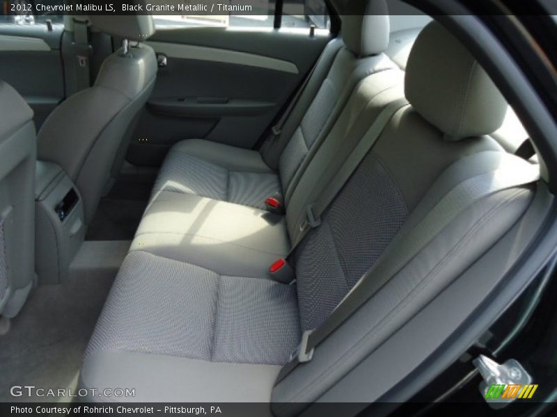Black Granite Metallic / Titanium 2012 Chevrolet Malibu LS