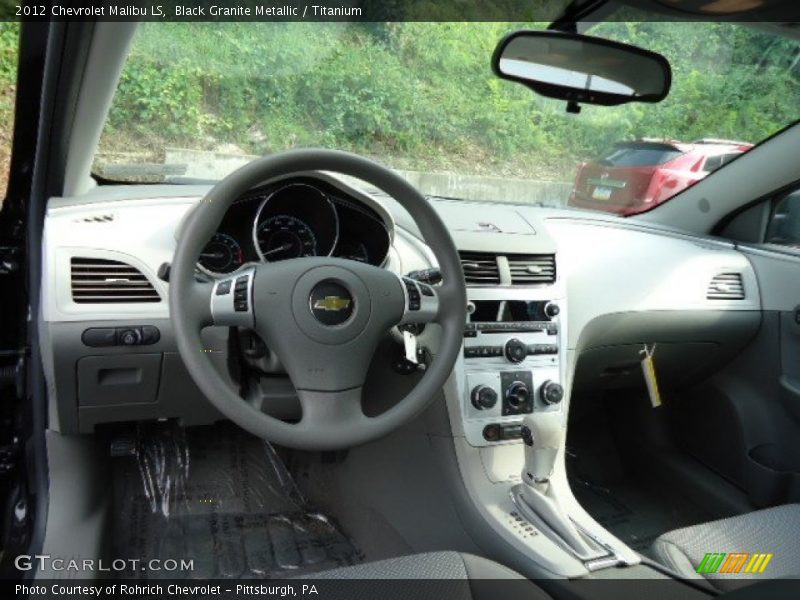 Black Granite Metallic / Titanium 2012 Chevrolet Malibu LS