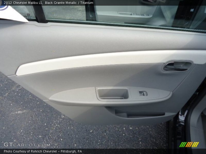 Black Granite Metallic / Titanium 2012 Chevrolet Malibu LS