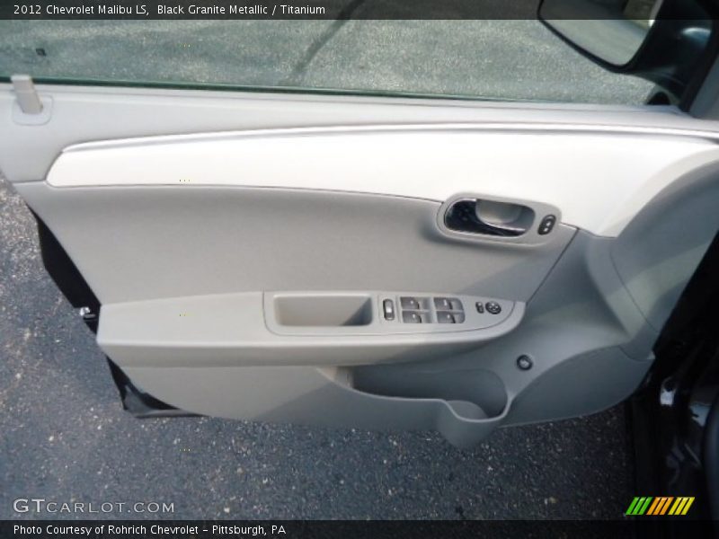 Black Granite Metallic / Titanium 2012 Chevrolet Malibu LS