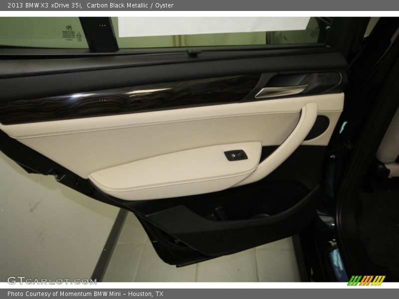 Carbon Black Metallic / Oyster 2013 BMW X3 xDrive 35i