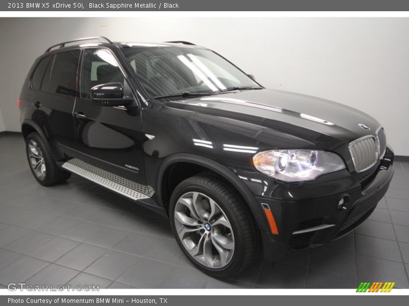 Black Sapphire Metallic / Black 2013 BMW X5 xDrive 50i