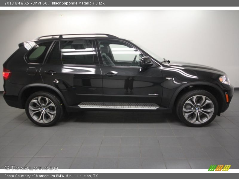 Black Sapphire Metallic / Black 2013 BMW X5 xDrive 50i