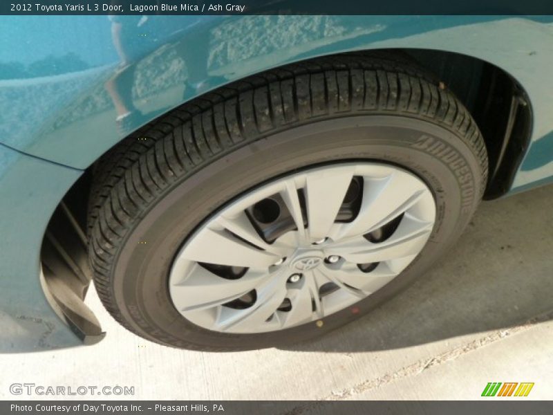 Lagoon Blue Mica / Ash Gray 2012 Toyota Yaris L 3 Door