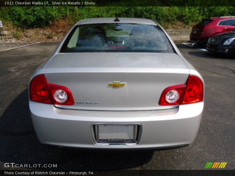 Silver Ice Metallic / Ebony 2012 Chevrolet Malibu LT