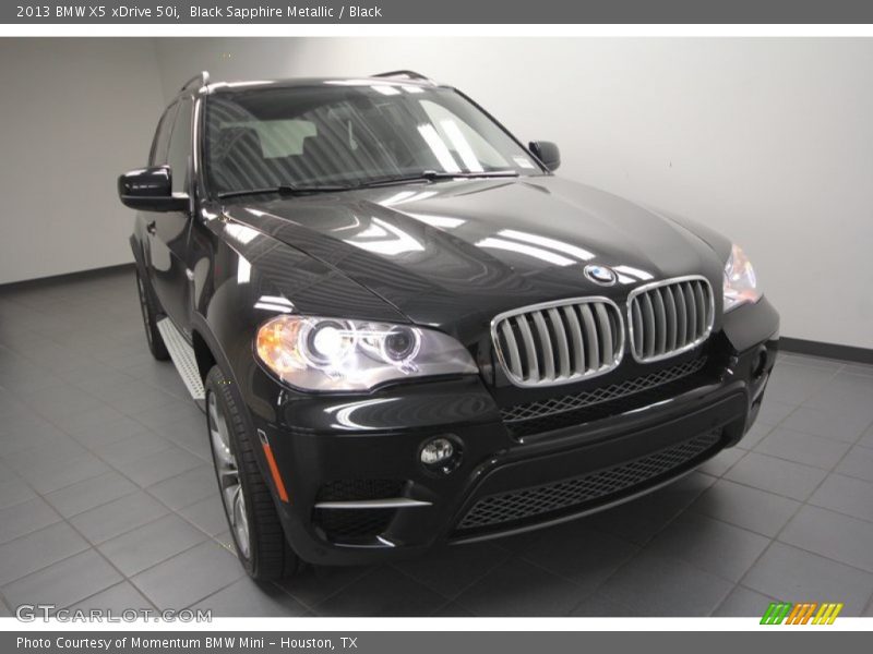 Black Sapphire Metallic / Black 2013 BMW X5 xDrive 50i
