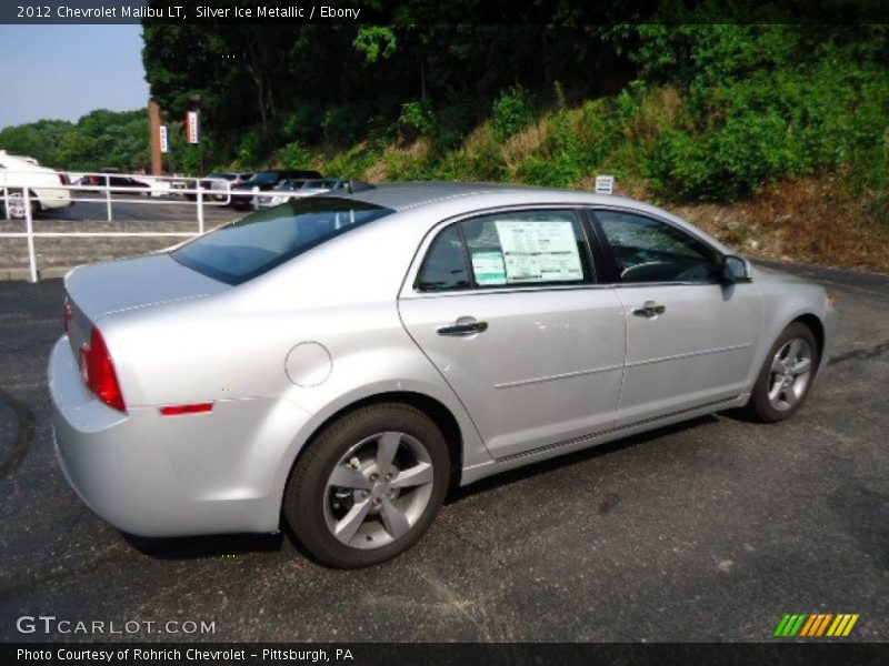 Silver Ice Metallic / Ebony 2012 Chevrolet Malibu LT