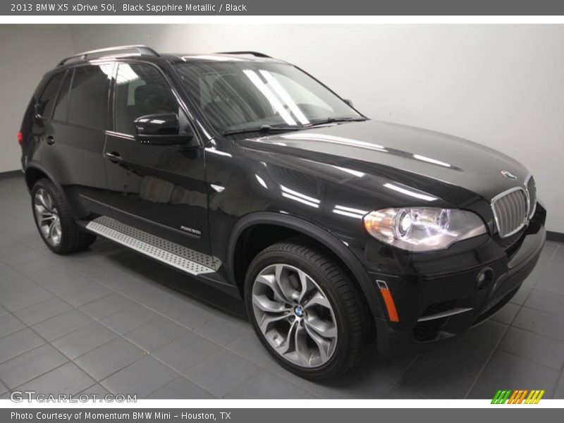 Black Sapphire Metallic / Black 2013 BMW X5 xDrive 50i