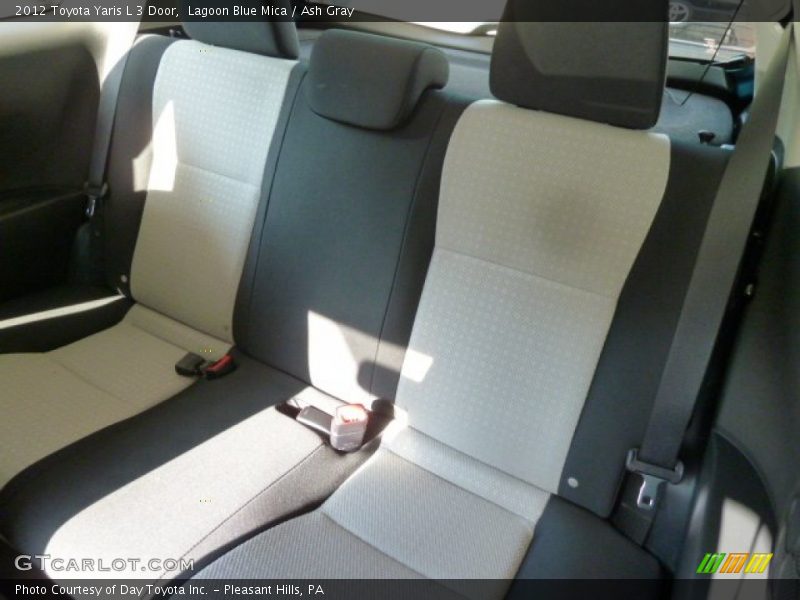Lagoon Blue Mica / Ash Gray 2012 Toyota Yaris L 3 Door