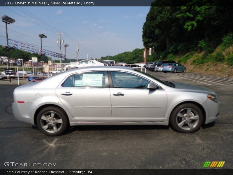 Silver Ice Metallic / Ebony 2012 Chevrolet Malibu LT