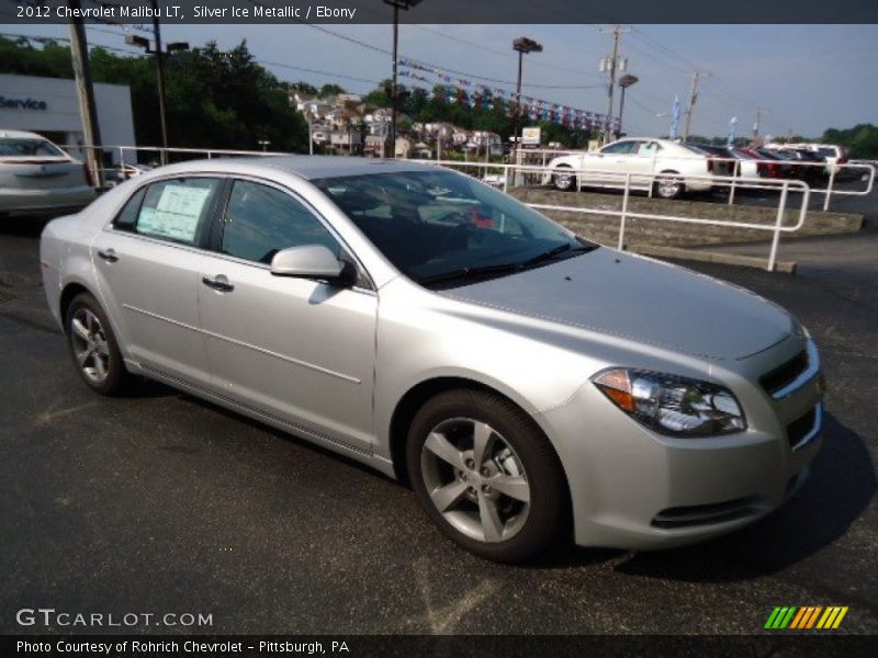 Silver Ice Metallic / Ebony 2012 Chevrolet Malibu LT