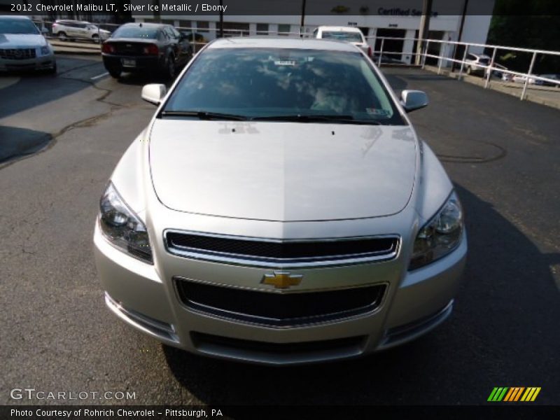 Silver Ice Metallic / Ebony 2012 Chevrolet Malibu LT