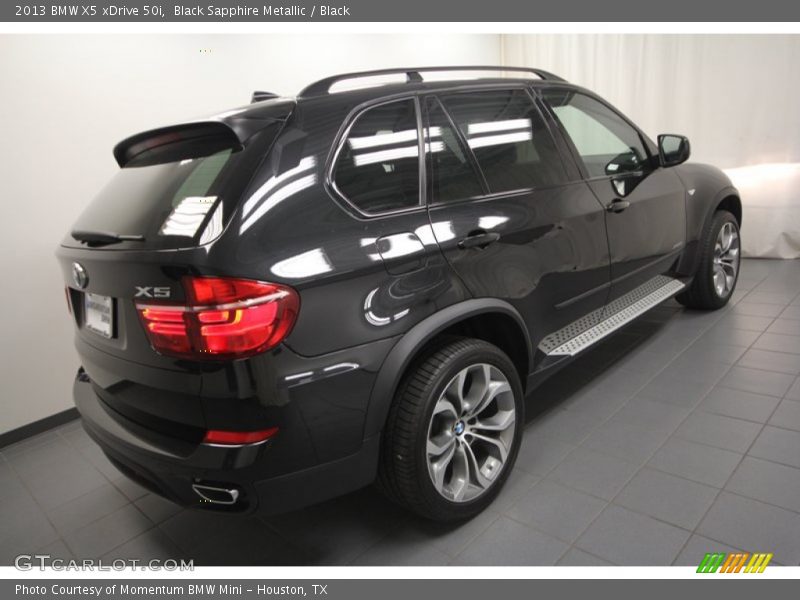 Black Sapphire Metallic / Black 2013 BMW X5 xDrive 50i