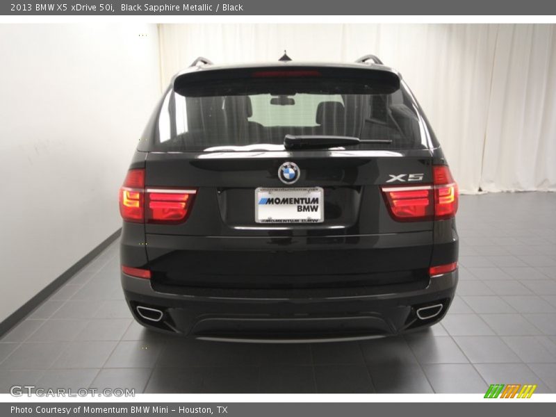 Black Sapphire Metallic / Black 2013 BMW X5 xDrive 50i