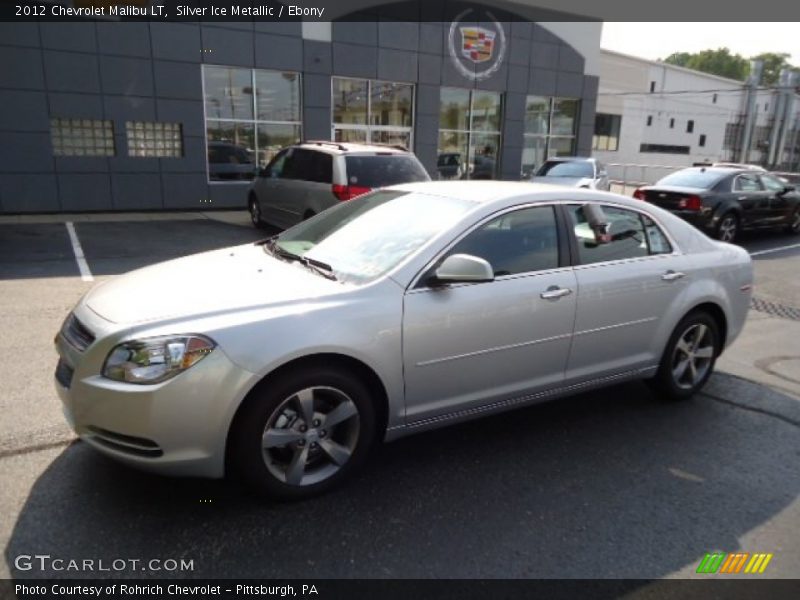 Silver Ice Metallic / Ebony 2012 Chevrolet Malibu LT