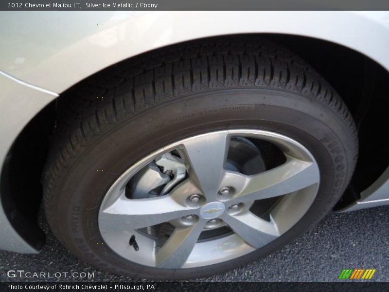 Silver Ice Metallic / Ebony 2012 Chevrolet Malibu LT