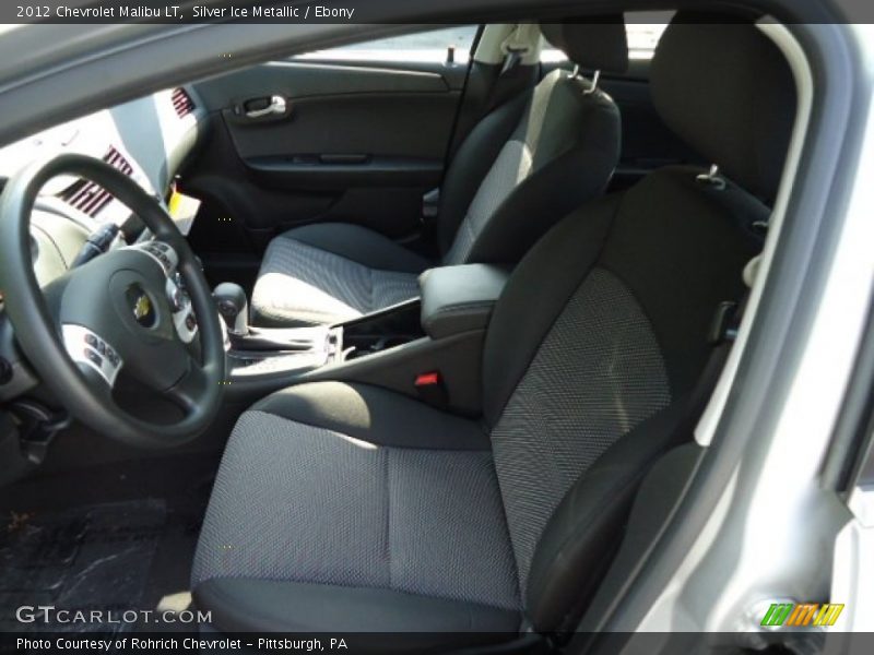 Silver Ice Metallic / Ebony 2012 Chevrolet Malibu LT