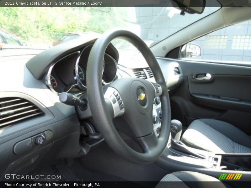 Silver Ice Metallic / Ebony 2012 Chevrolet Malibu LT