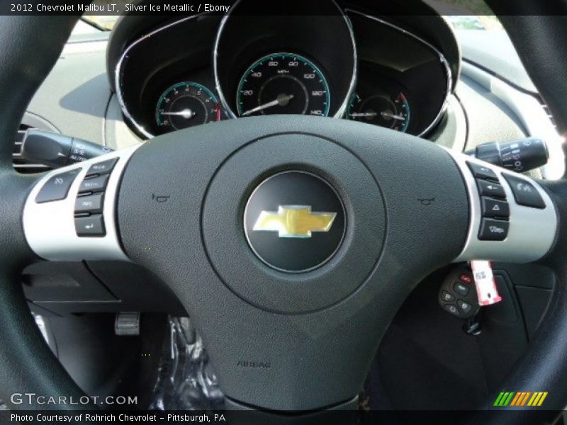 Silver Ice Metallic / Ebony 2012 Chevrolet Malibu LT