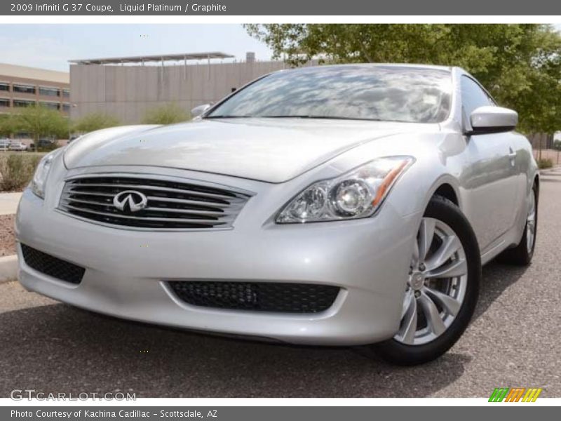 Liquid Platinum / Graphite 2009 Infiniti G 37 Coupe