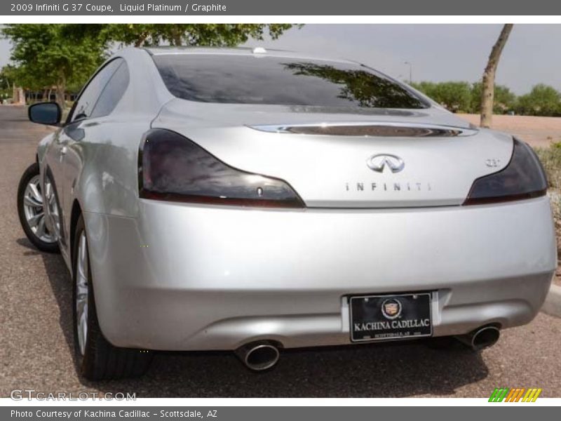 Liquid Platinum / Graphite 2009 Infiniti G 37 Coupe