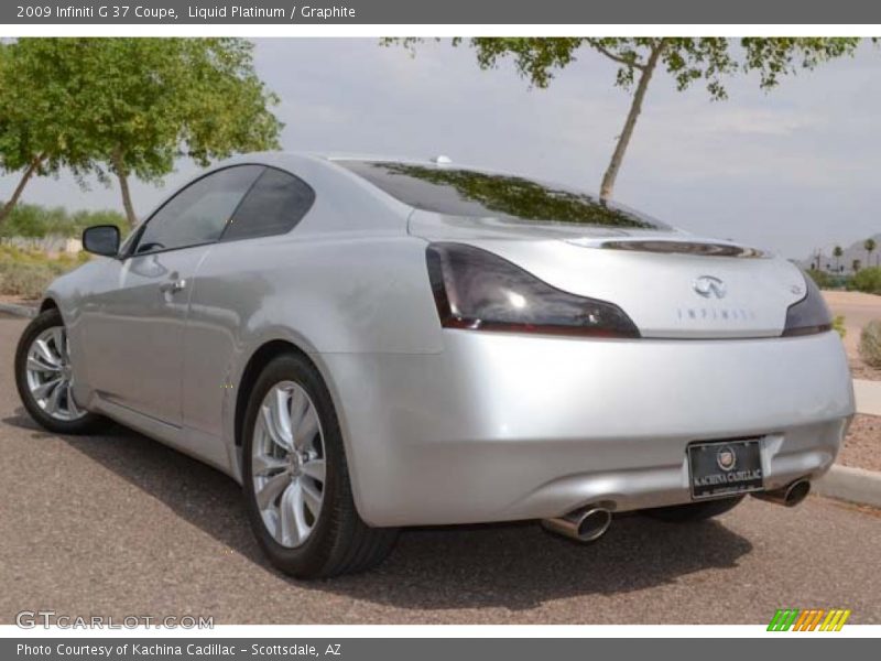 Liquid Platinum / Graphite 2009 Infiniti G 37 Coupe