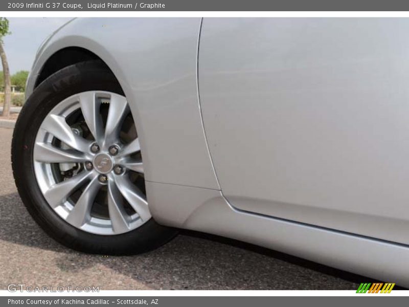 Liquid Platinum / Graphite 2009 Infiniti G 37 Coupe