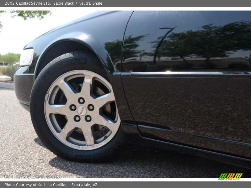 Sable Black / Neutral Shale 2003 Cadillac Seville STS