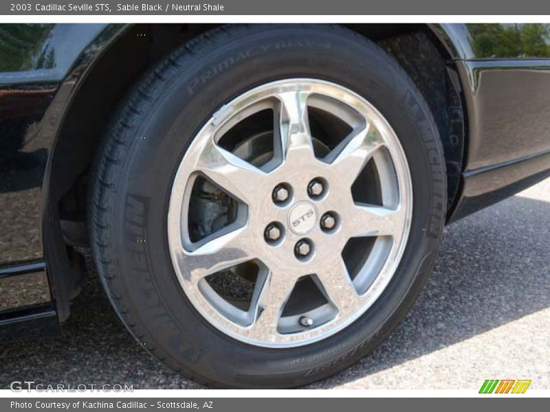 Sable Black / Neutral Shale 2003 Cadillac Seville STS
