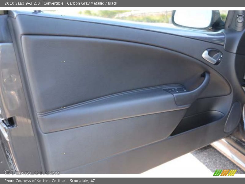 Carbon Gray Metallic / Black 2010 Saab 9-3 2.0T Convertible