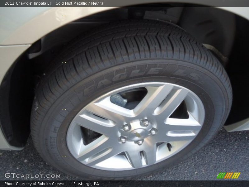 Gold Mist Metallic / Neutral 2012 Chevrolet Impala LT