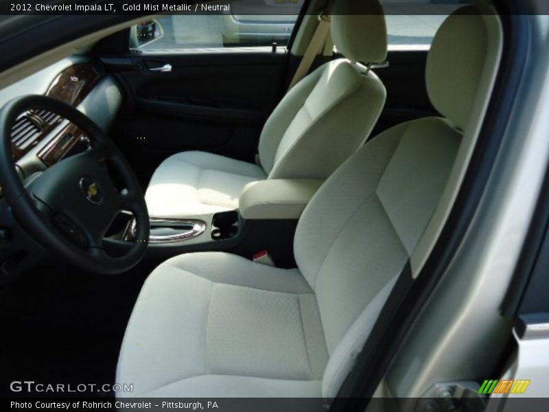 Gold Mist Metallic / Neutral 2012 Chevrolet Impala LT
