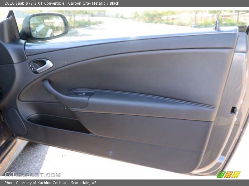 Carbon Gray Metallic / Black 2010 Saab 9-3 2.0T Convertible