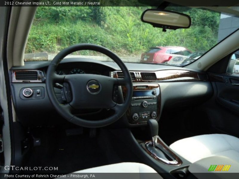 Gold Mist Metallic / Neutral 2012 Chevrolet Impala LT