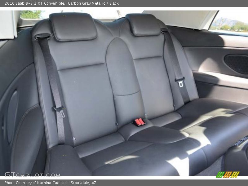 Carbon Gray Metallic / Black 2010 Saab 9-3 2.0T Convertible