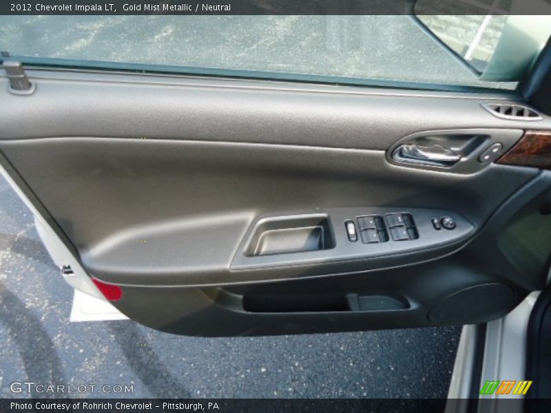 Gold Mist Metallic / Neutral 2012 Chevrolet Impala LT
