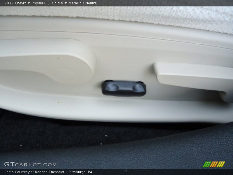 Gold Mist Metallic / Neutral 2012 Chevrolet Impala LT