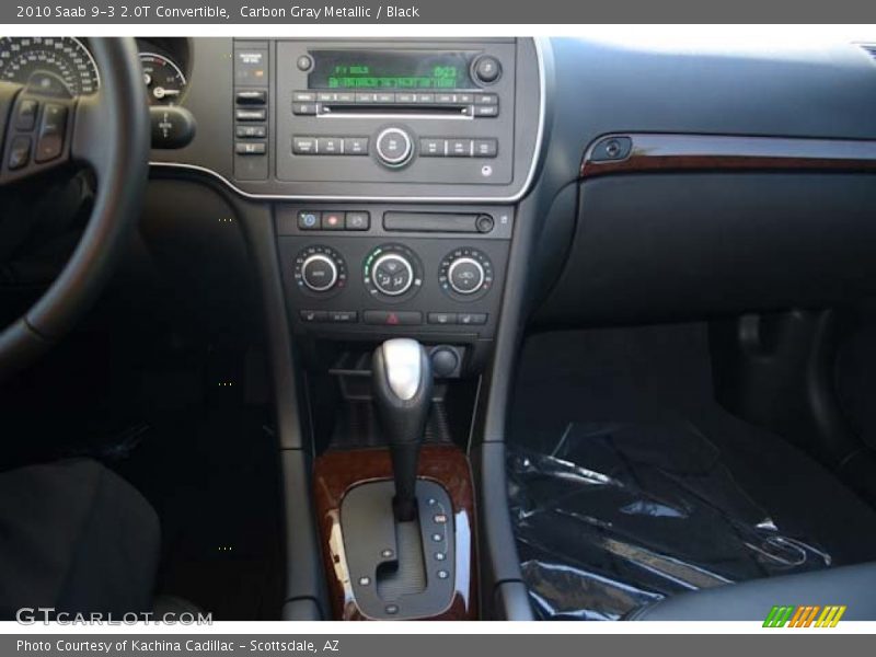 Carbon Gray Metallic / Black 2010 Saab 9-3 2.0T Convertible