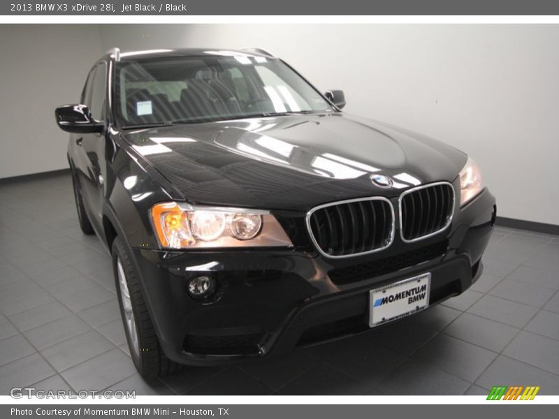 Jet Black / Black 2013 BMW X3 xDrive 28i