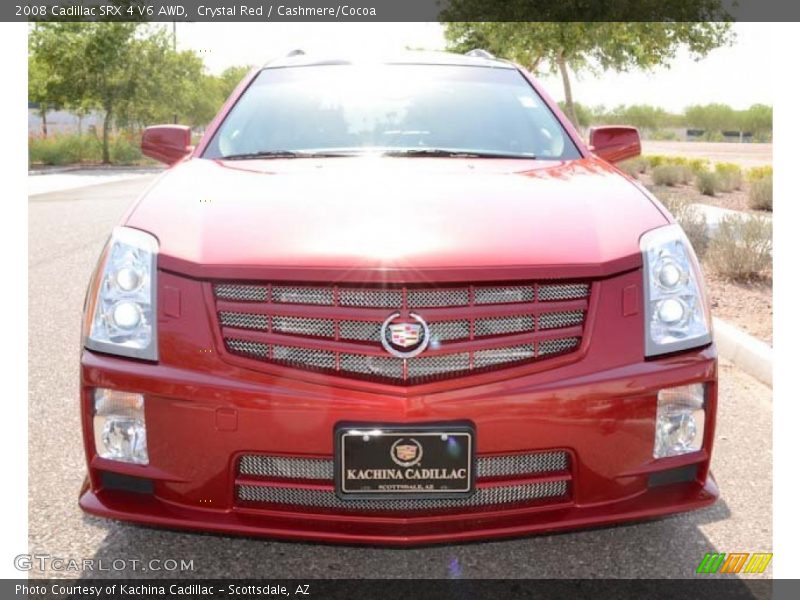 Crystal Red / Cashmere/Cocoa 2008 Cadillac SRX 4 V6 AWD