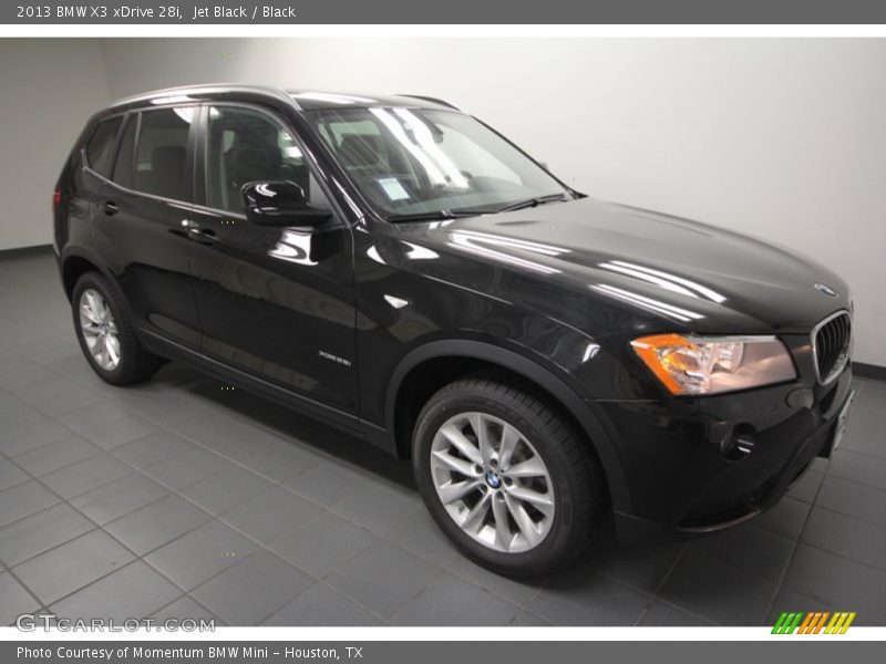 Jet Black / Black 2013 BMW X3 xDrive 28i